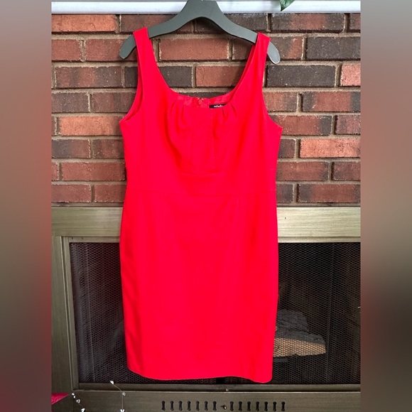 ❤️ Rafaella 97% cotton 3% spandex Lining red dress with excellent condition. - Picture 1 of 11